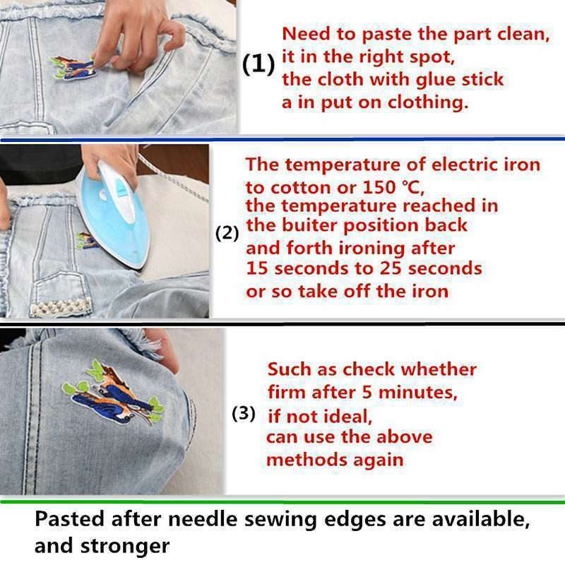 Cartoon Animation Shark Embroidery Cloth Paste