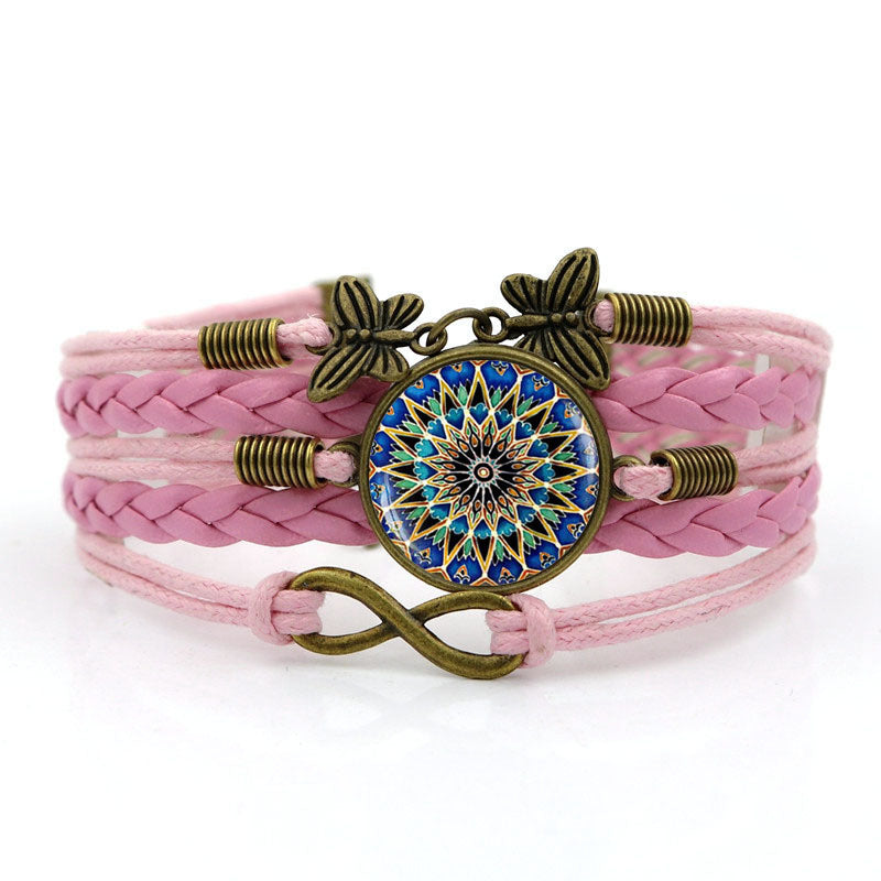 European And American Vintage Infinity Symbol Butterfly Bracelet