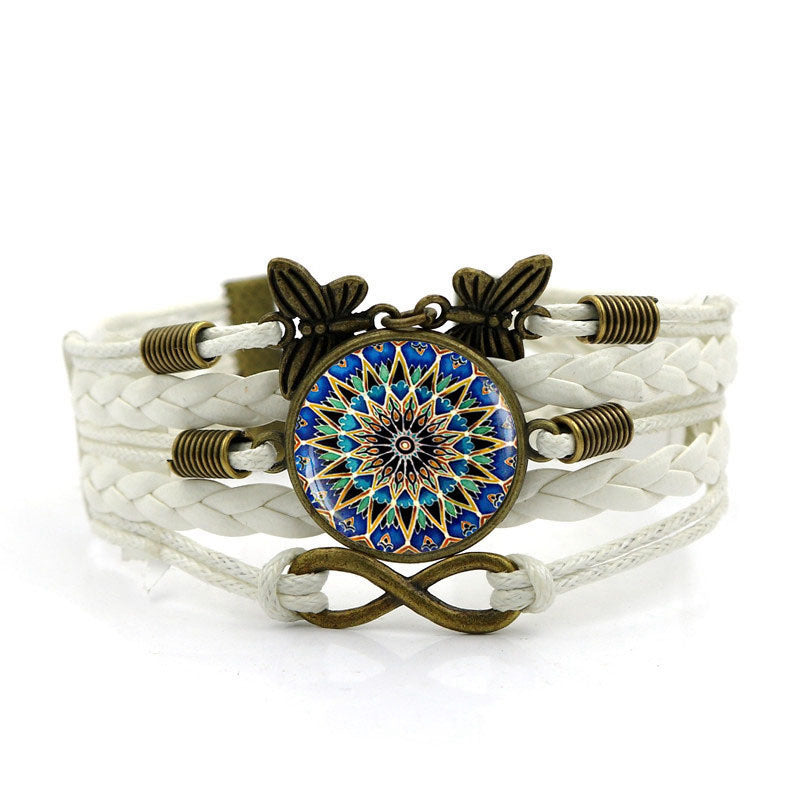 European And American Vintage Infinity Symbol Butterfly Bracelet