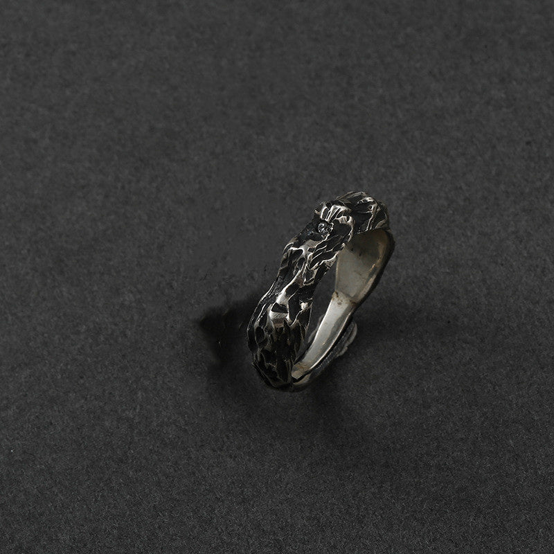 Design Ring Copper Plated Silver For Men And Women