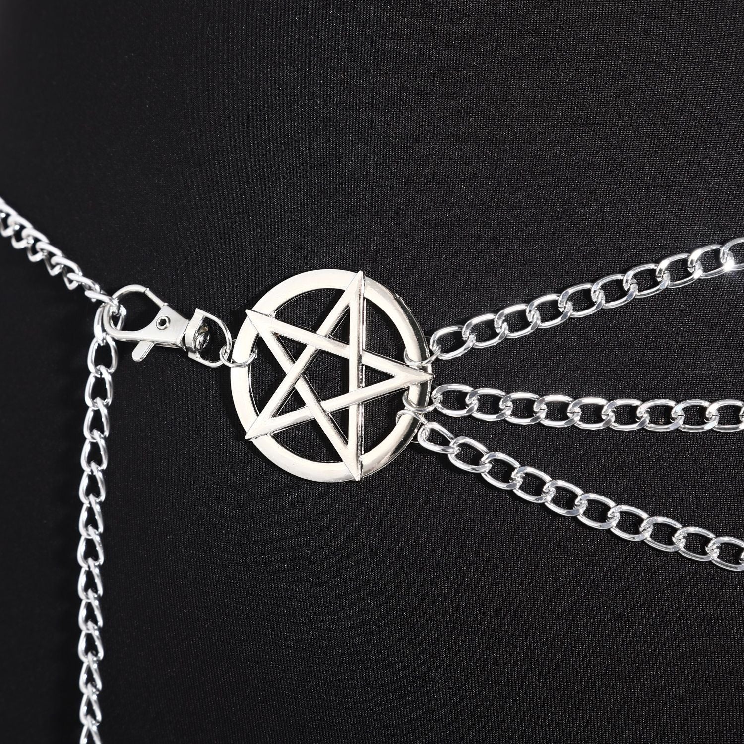 Alloy Five-star Waist Chain Is Versatile And Non Mainstream