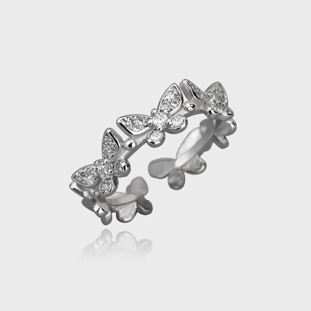 Butterflies Inlaid With Rings, Women's Cold Wind