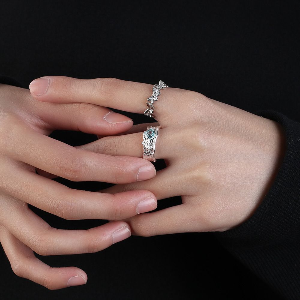 Butterflies Inlaid With Rings, Women's Cold Wind