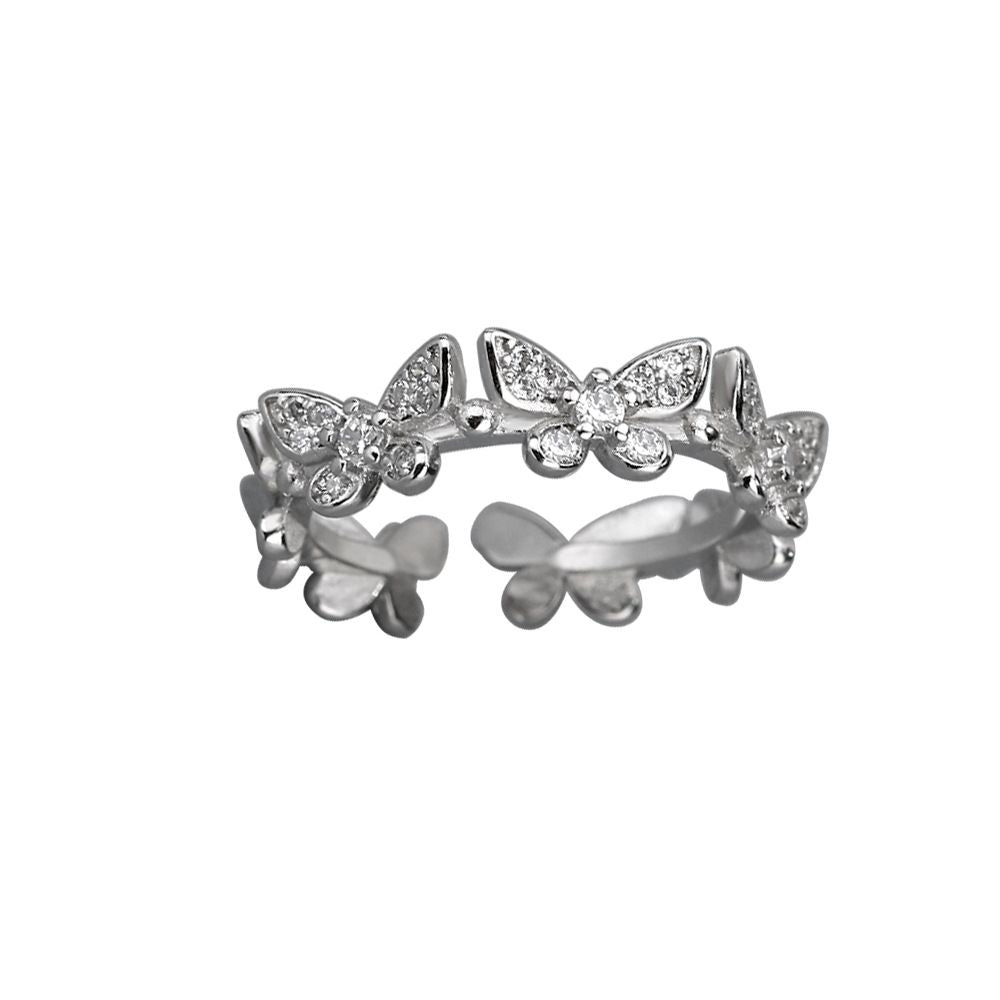 Butterflies Inlaid With Rings, Women's Cold Wind