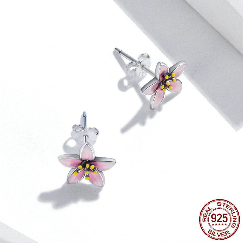 Cherry Blossom White Fungus Nail Female Drip Oil