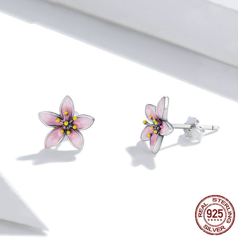Cherry Blossom White Fungus Nail Female Drip Oil